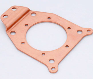 PUNCHING, BENDING/FOLDING, CUTTING copper component